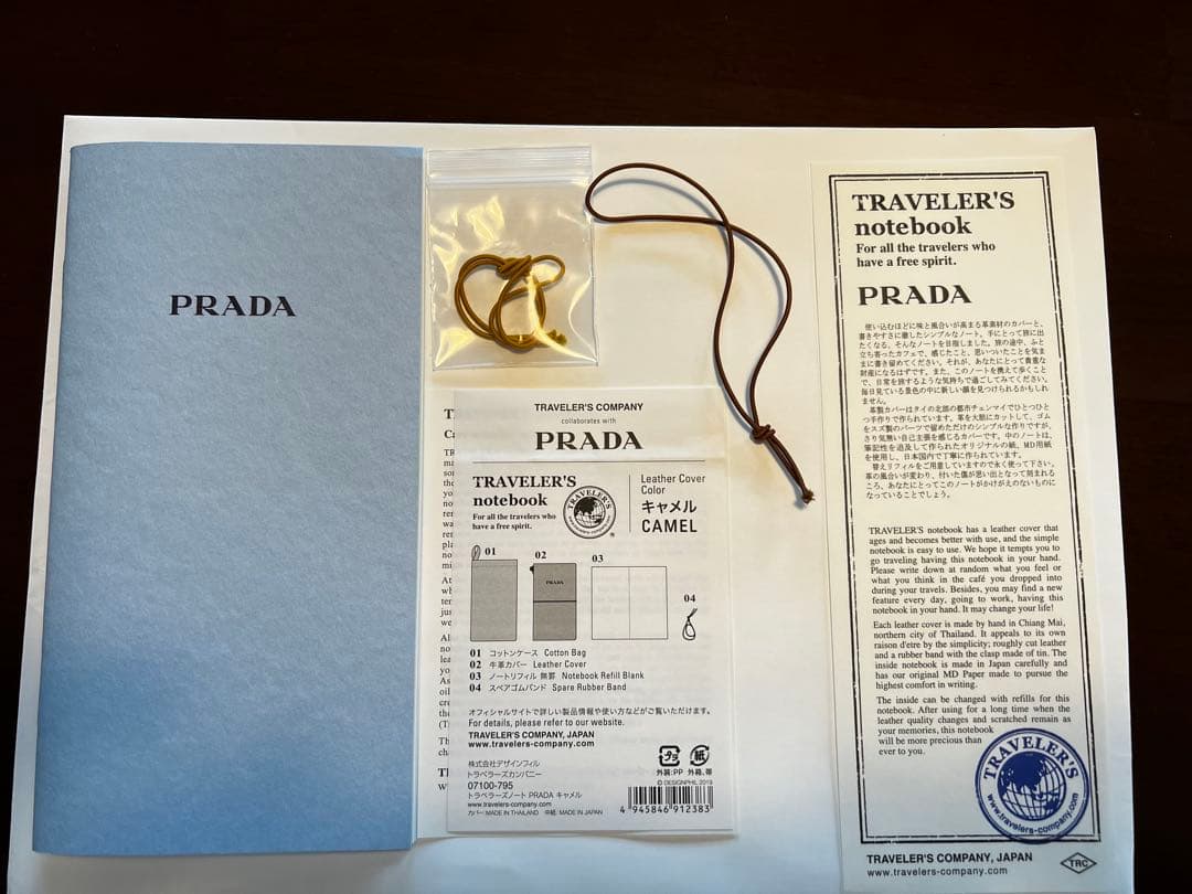 PRADAプラダトラベラーズノートTraveler's notebook