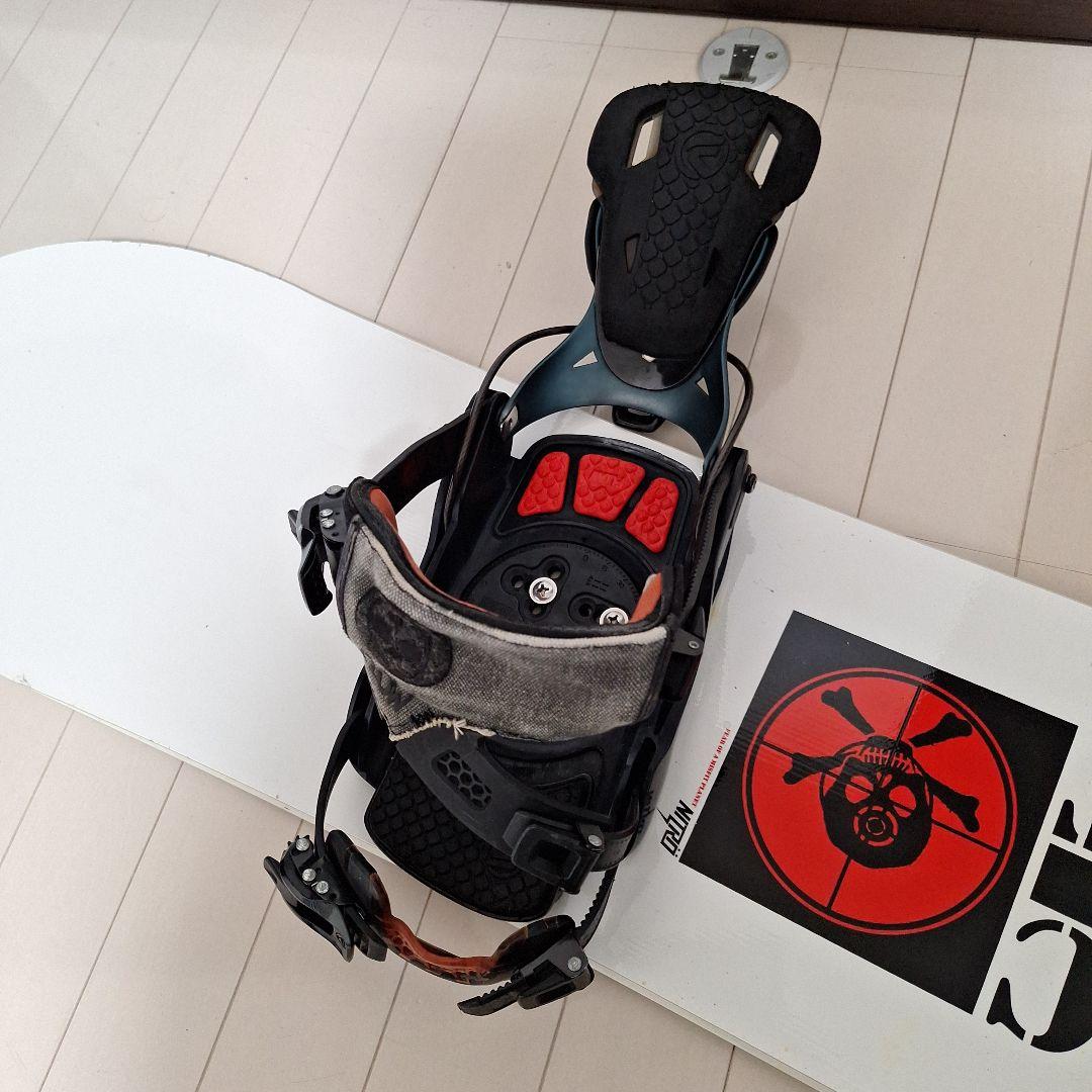 スノーボードセット　ナイトロ152.５センチ　フローファイブSEハイブリッドM