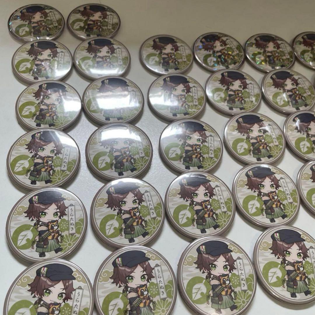 Y42.浦島坂田船 春ツ 2022 うらたぬき 缶バッジ デフォ 令和浪漫