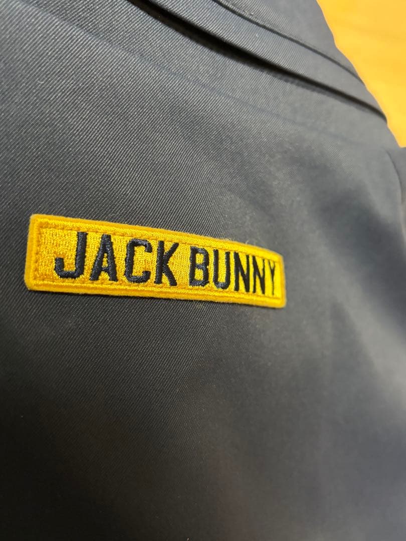 美品Jack Bunny!! ジャックバニー　ゴルフナイロンジャケット Lサイズ