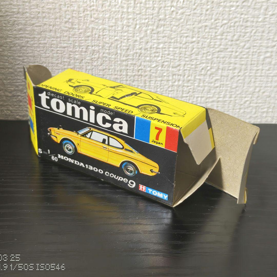 TOMICA　トミカ　ホンダ　1300クーペ9　1Aホイール　赤色　箱付き