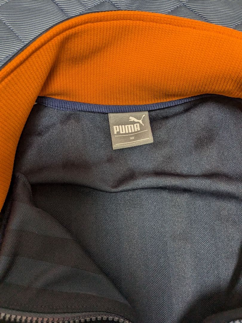 【希少 美品】プーマジャージ（プージャー）上下 XOサイズ ネイビー×イエロー
