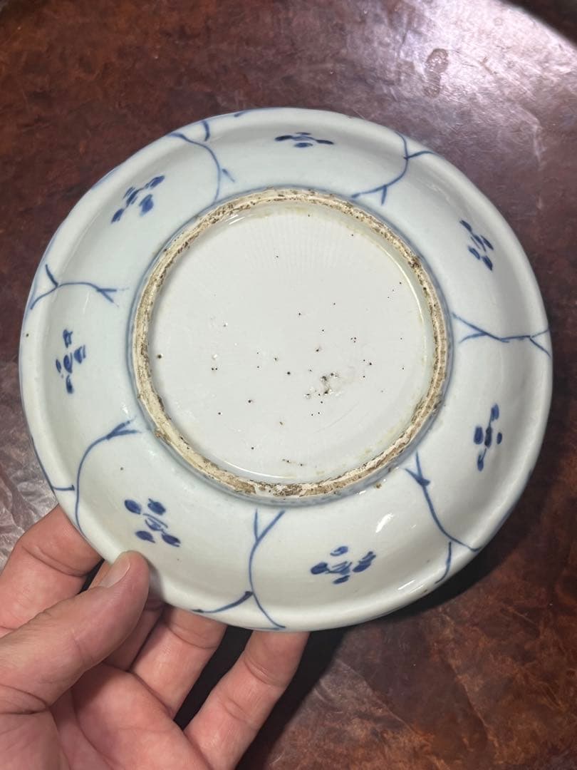 古染付　水鳥　民藝　民芸　虫喰い　芙蓉手　古伊万里　染付　膾　景徳鎮　くらわんか