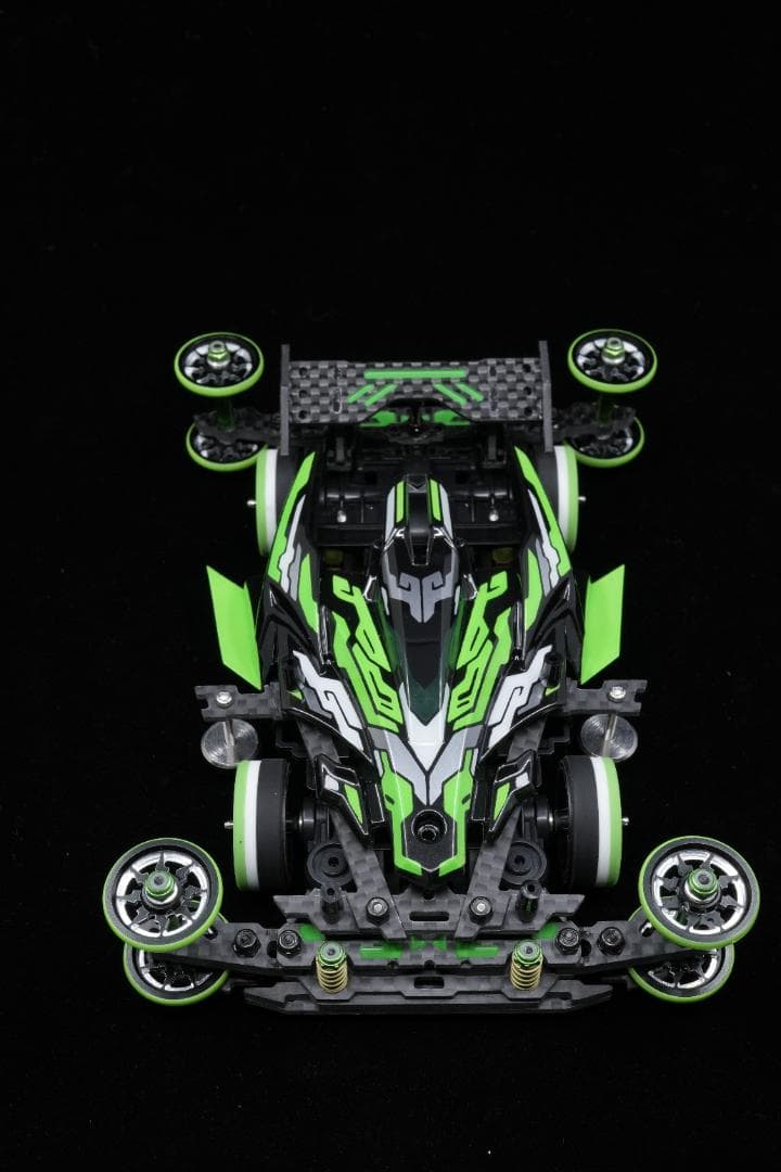 ミニ四駆　タミヤ　MSフレキカスタム　アバンテmk3 アズール サイクロン