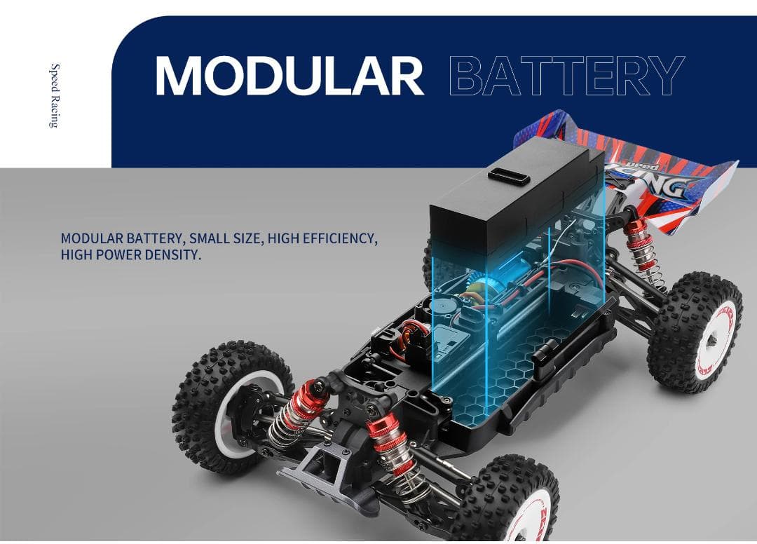 【ジャンク新品】WLtoys 124008 3S 2000mAh ⑨