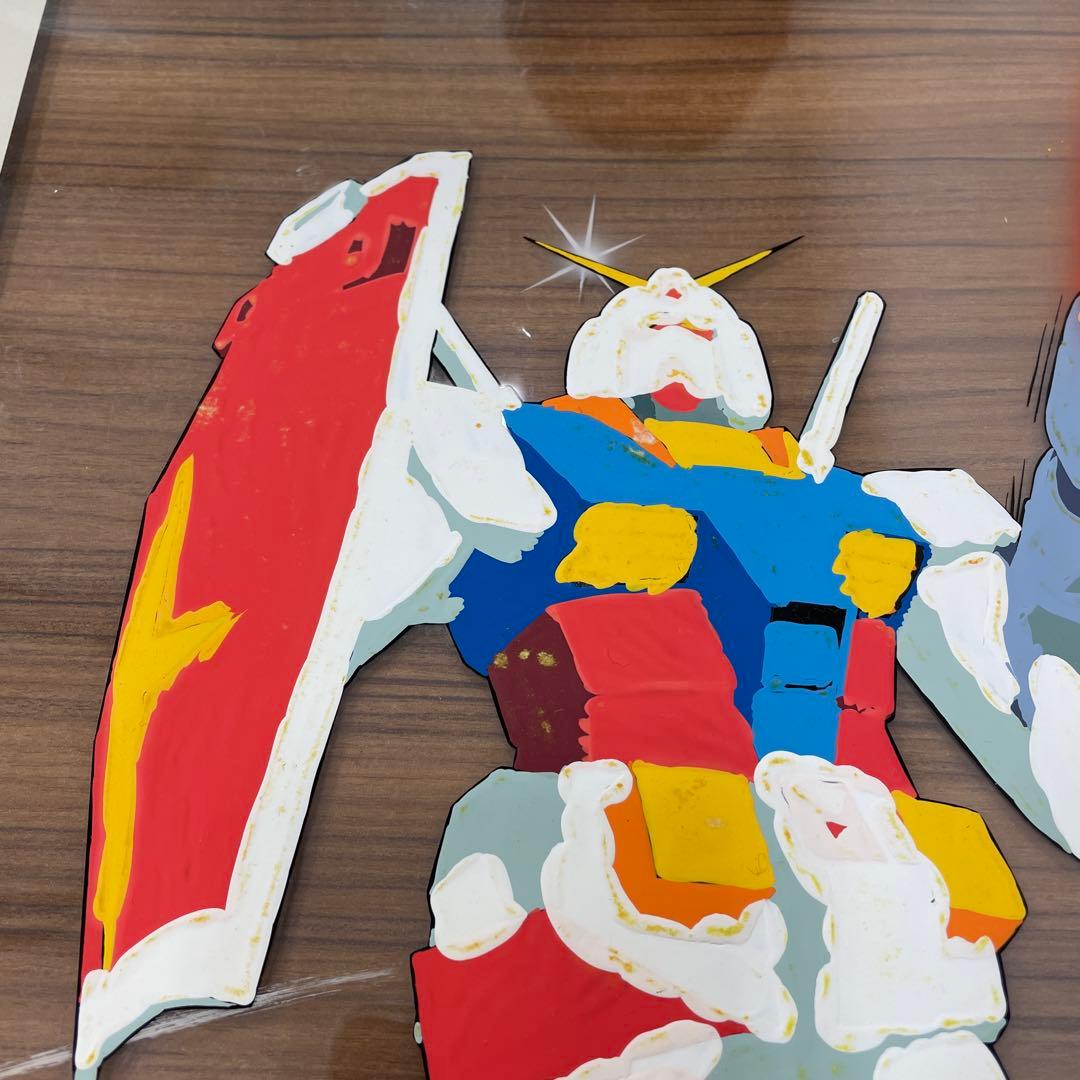 メ*ロ様 ひかりのくにテレビ絵本 機動戦士ガンダム1 裏表紙 セル画 生原画