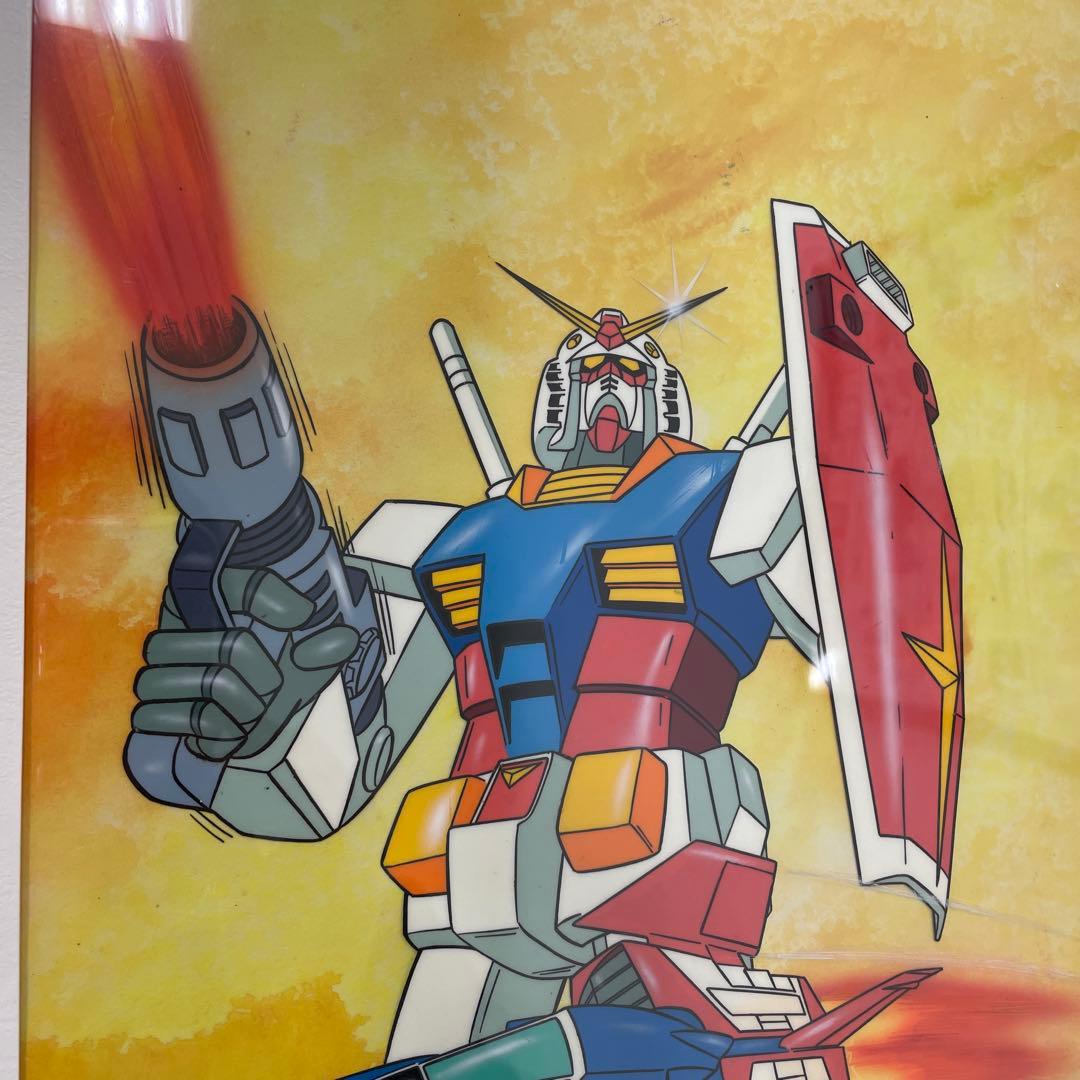 メ*ロ様 ひかりのくにテレビ絵本 機動戦士ガンダム1 裏表紙 セル画 生原画