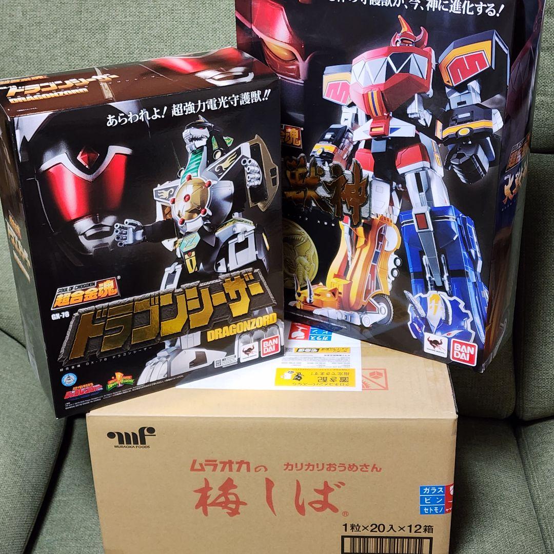 245 プレミアムバンダイ　超合金魂　恐竜戦隊ジュウレンジャー　究極大獣神セット