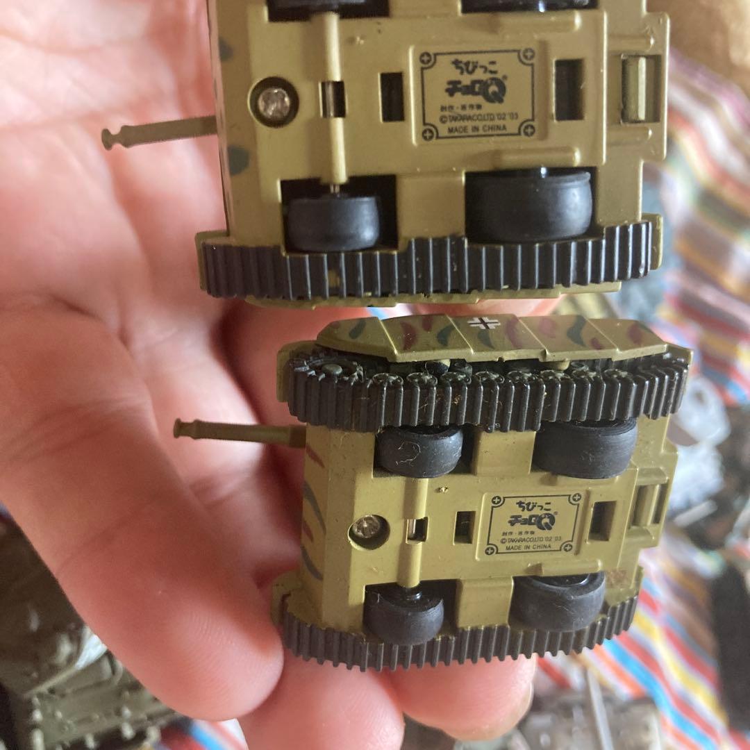 ちびっこコンバット　Ｑ　　戦車　14台　中古　　TIGER T34 コンバット