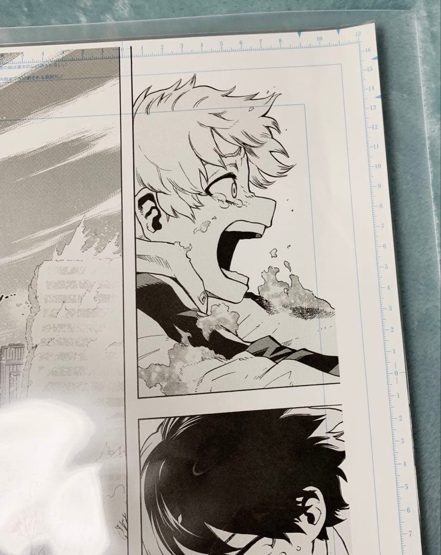 ヒロアカ原画展　ショート　ポスター＆原稿プリントセット