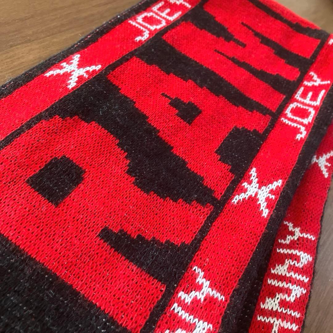 当時物 90's ツアー RAMONES ラモーンズ　マフラー ニット帽 レア