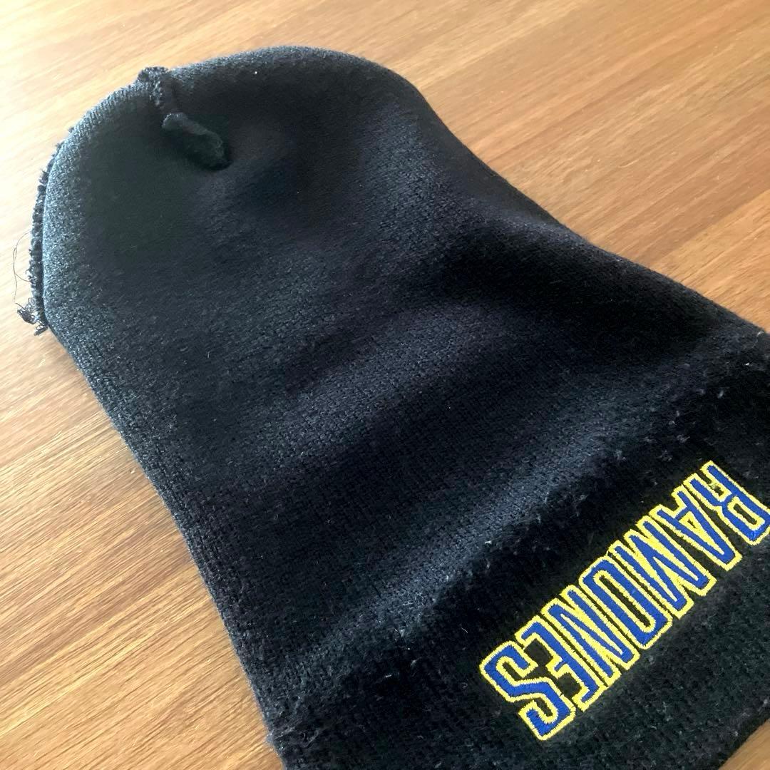 当時物 90's ツアー RAMONES ラモーンズ　マフラー ニット帽 レア