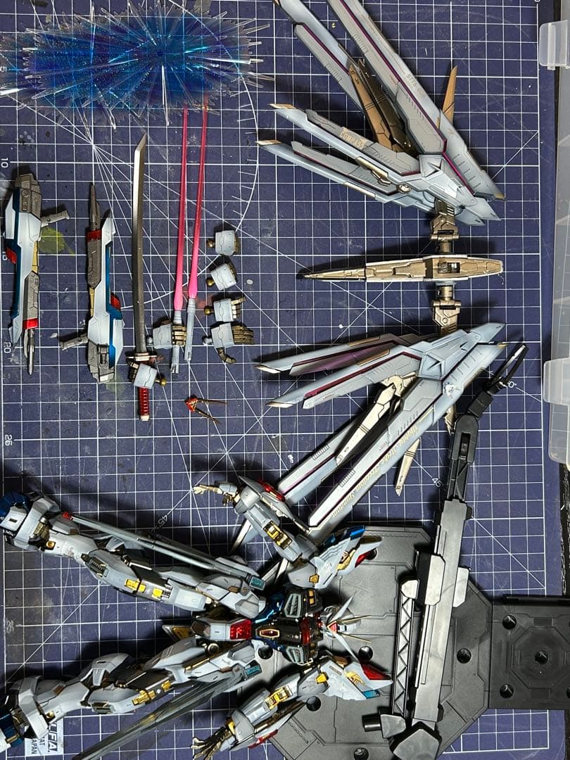 依頼品 MGEX ストライクフリーダム (海外製キット使用) 全塗装完成品