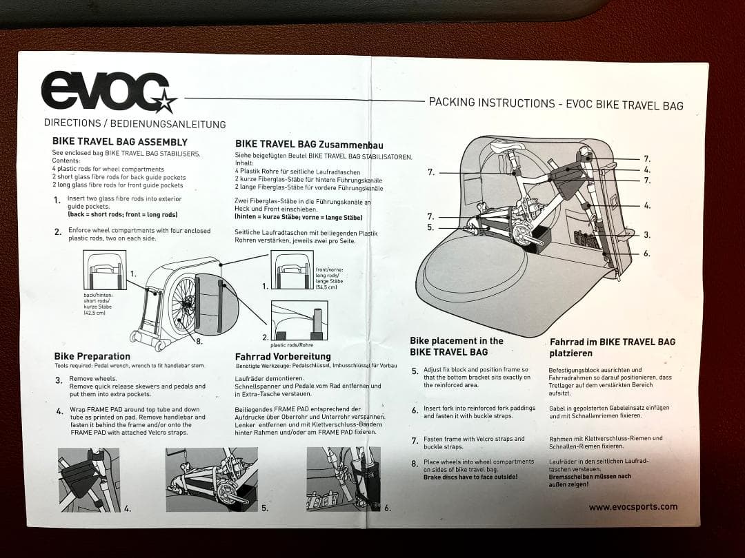 EVOC イーボック バイクトラベル輪行バッグ