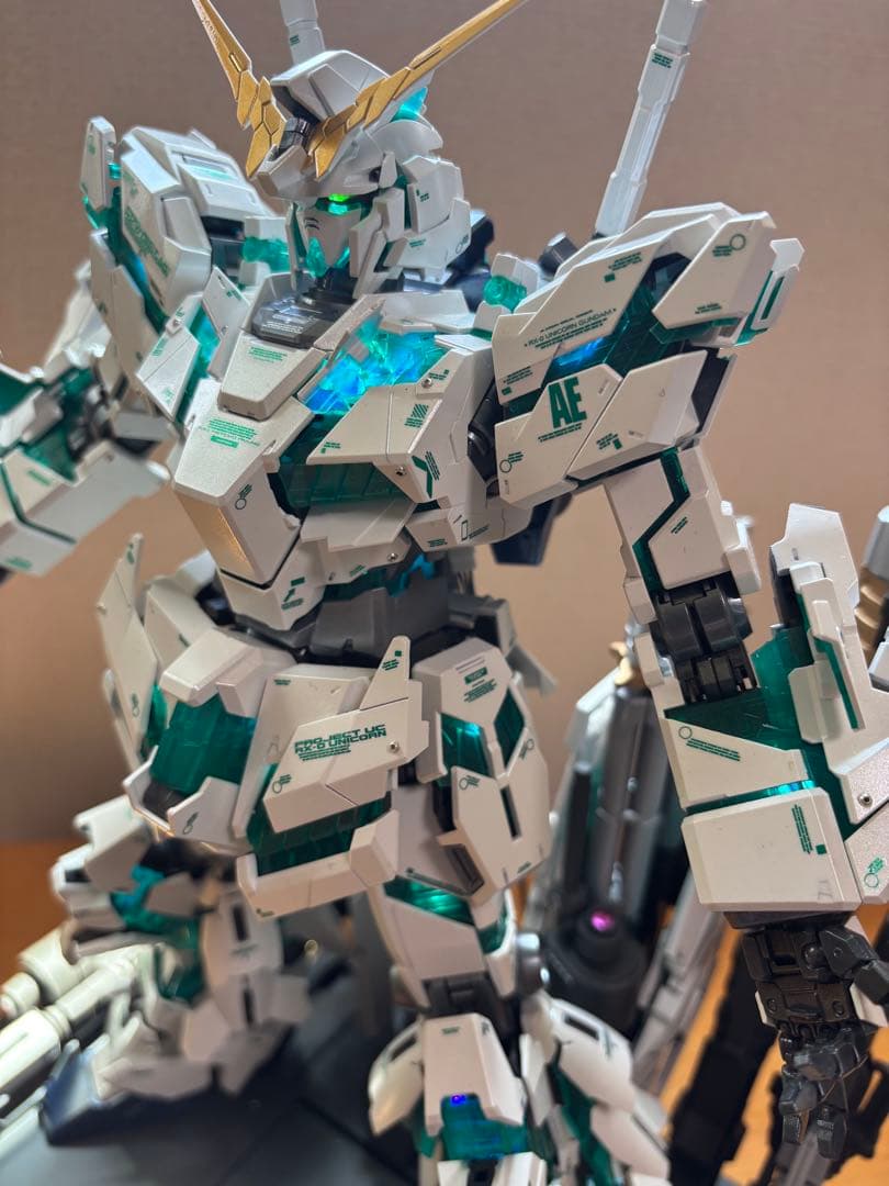 専用出品 PG 1/60 ユニコーンガンダム1号機　最終決戦仕様　LED 完成品