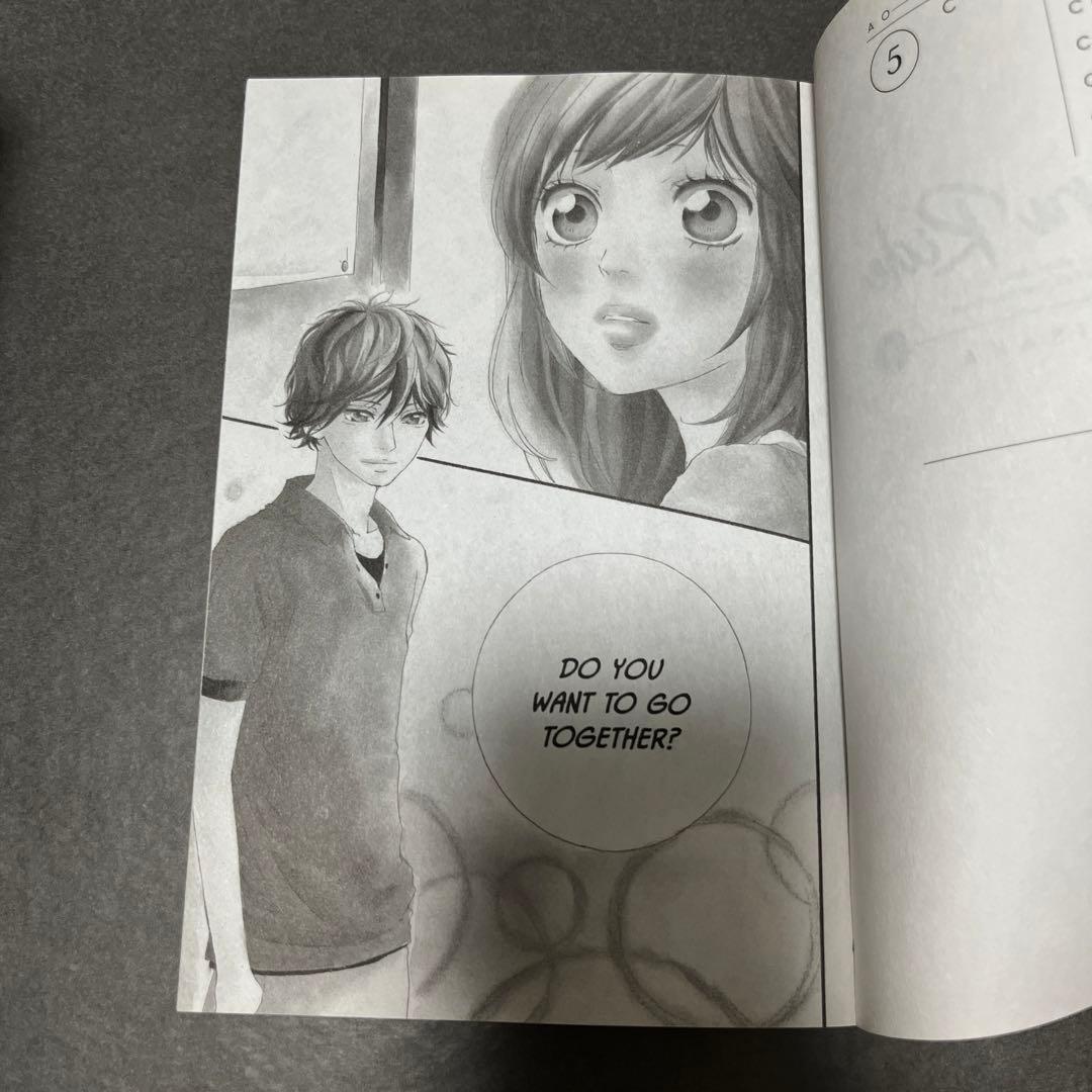 Ao Haru Ride アオハライド 英語版 漫画 5~13