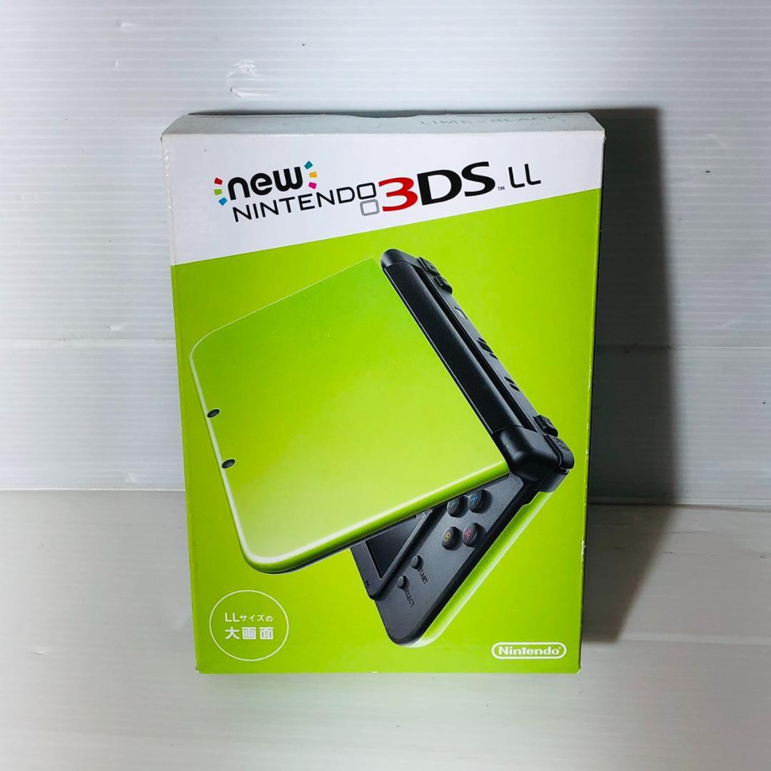 ☆未使用品☆極美品　Newニンテンドー3DS LLライム×ブラック 生産終了 訳