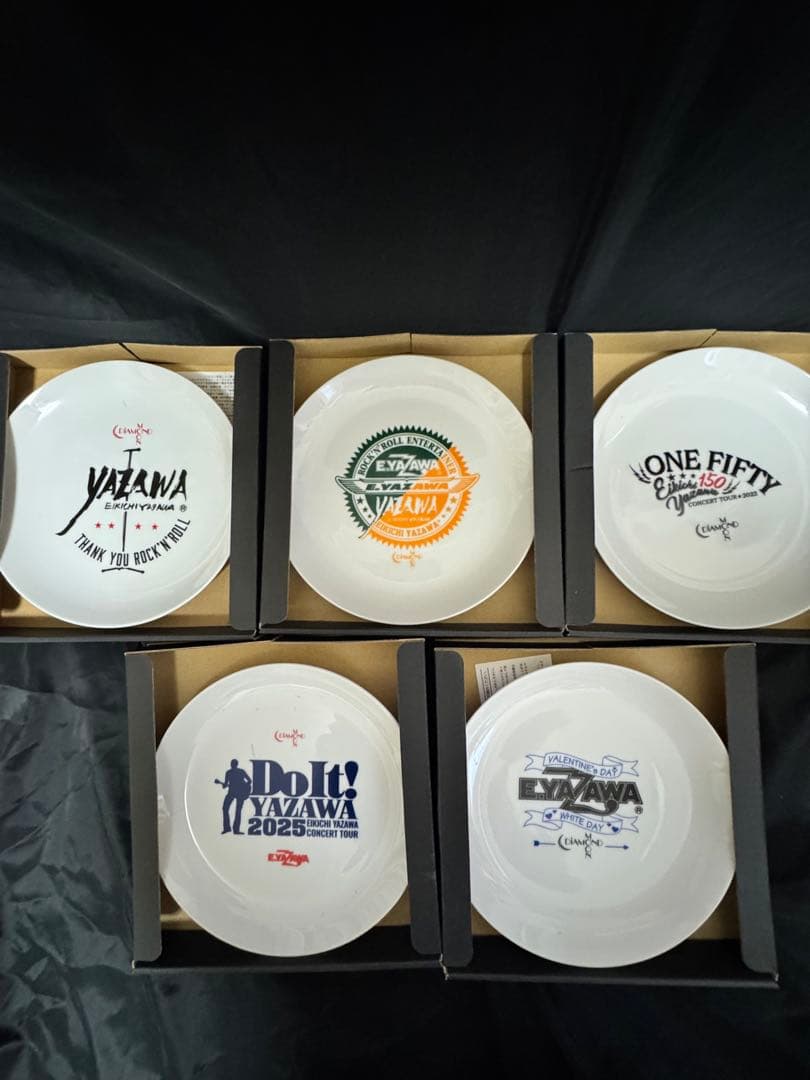 ★YAZAWA プレート5枚&カードセット