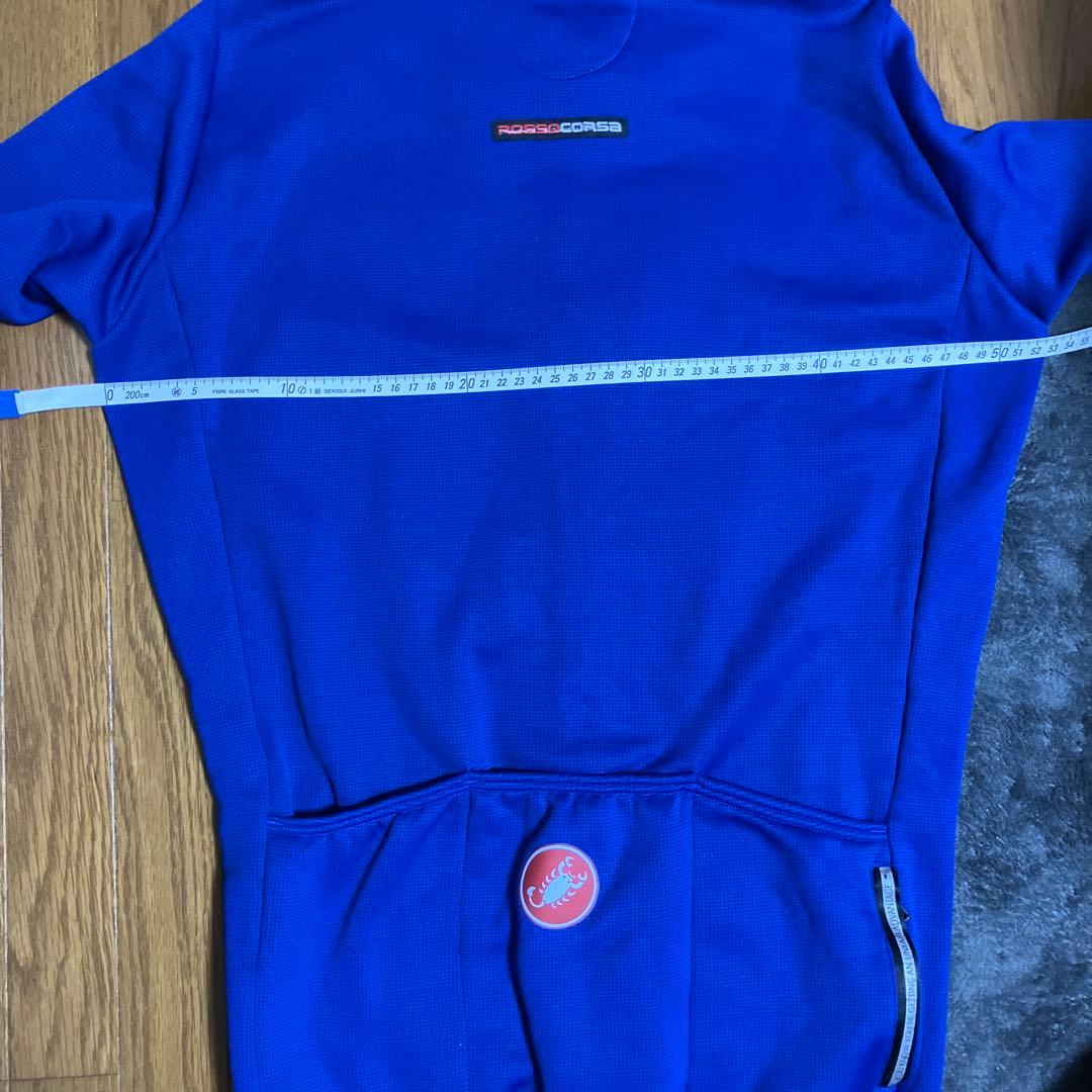 CASTELLI サイクルジャージ Lサイズ 青