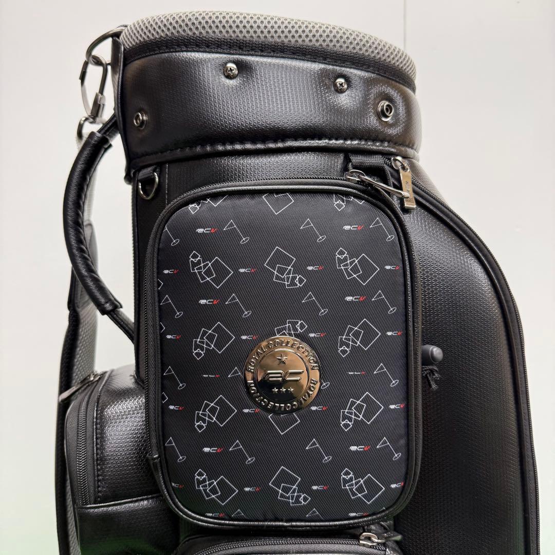 ロイヤルコレクション キャディバッグ　ゴルフバッグ　9インチ　ブラック