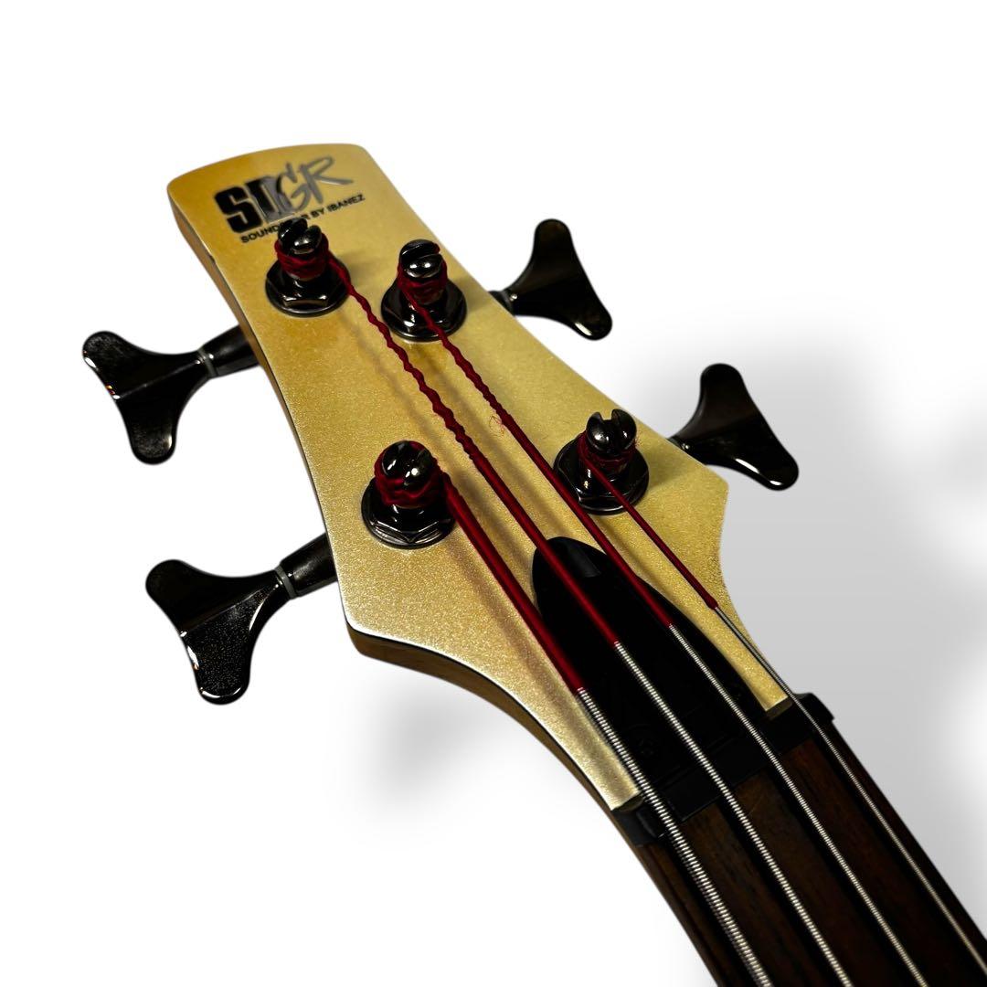 【良品】アイバニーズ IBANEZ エレキベース SR300 ホワイト バンド