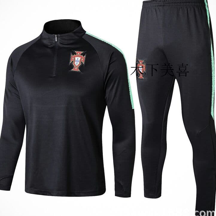 ポルトガルのサッカートレーニングサービス長袖セット秋と冬の足のズボンZ