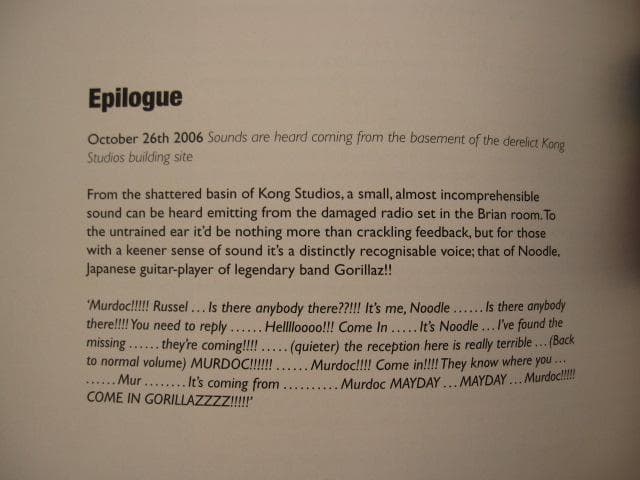 The Gorillaz：Rise of the Ogre　直筆サイン入り