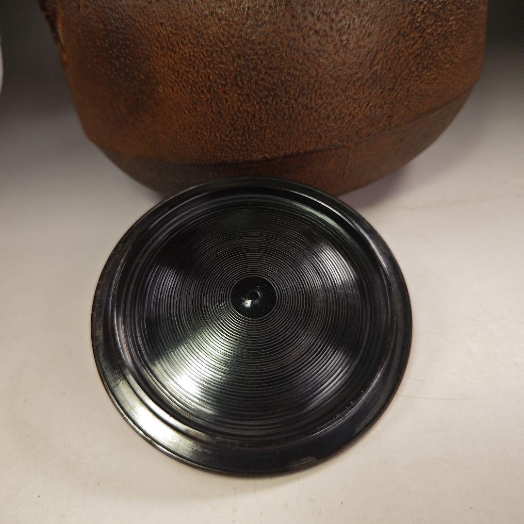 ウ239 茶釜『釜師　金森浄慶作』『海老丸釜　鉄釜　共箱』茶道具