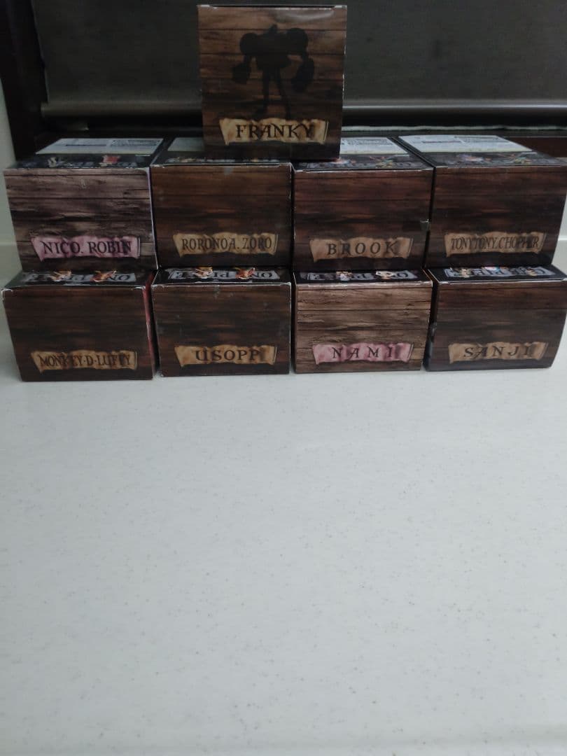 ワンピース THE GRANDLINE 麦わらの一味 9体セット　おまけ付き