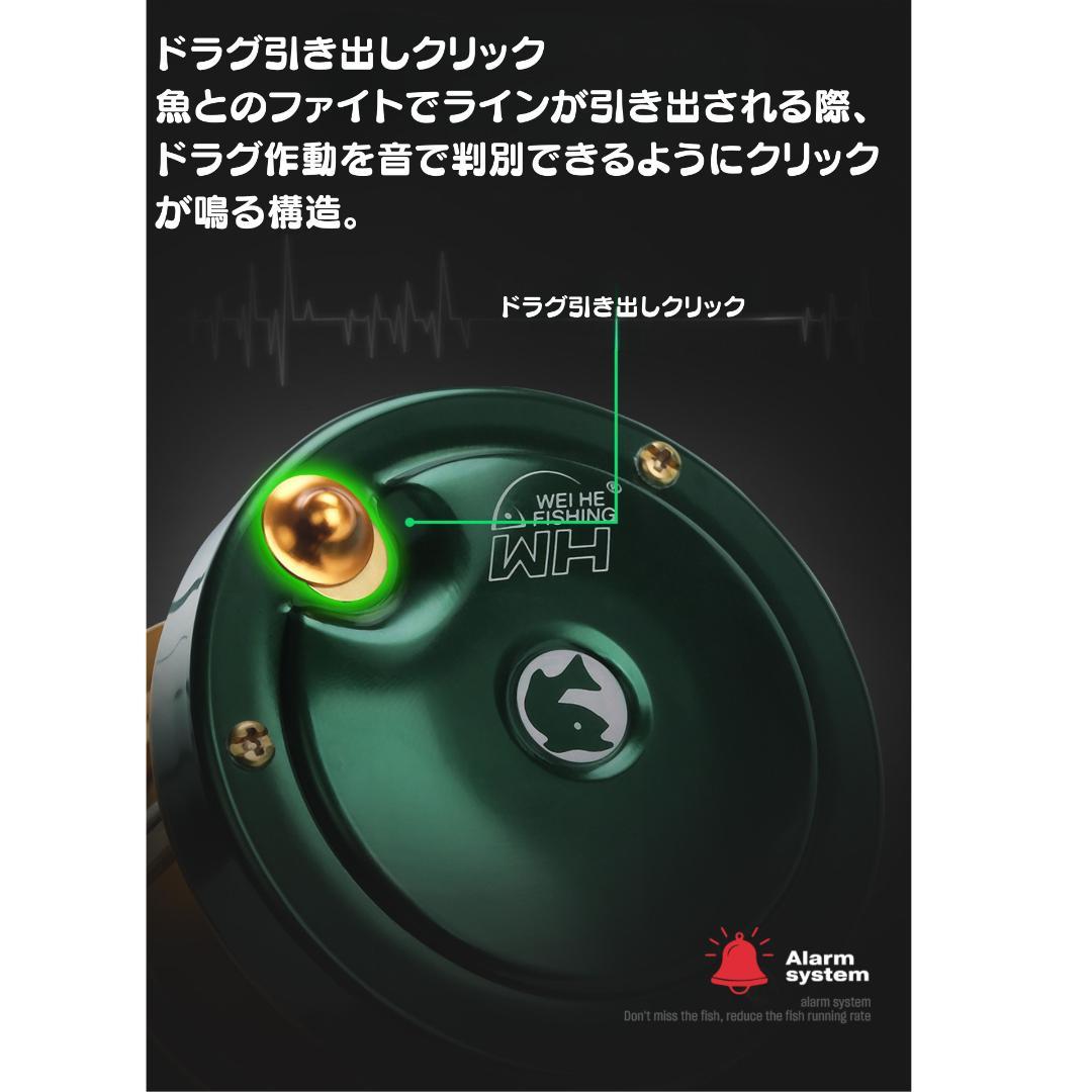 ベイトリール ビッグベイトリール リール 両軸リール 釣りリール 右ハンドル