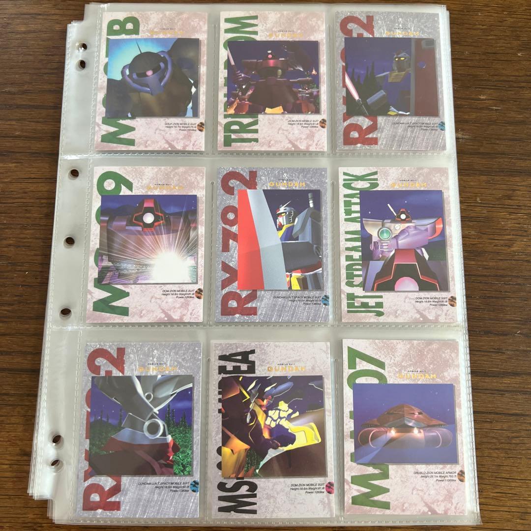 カードダスマスターズ　カード　モビルスーツガンダム　セミコンプセット　125種
