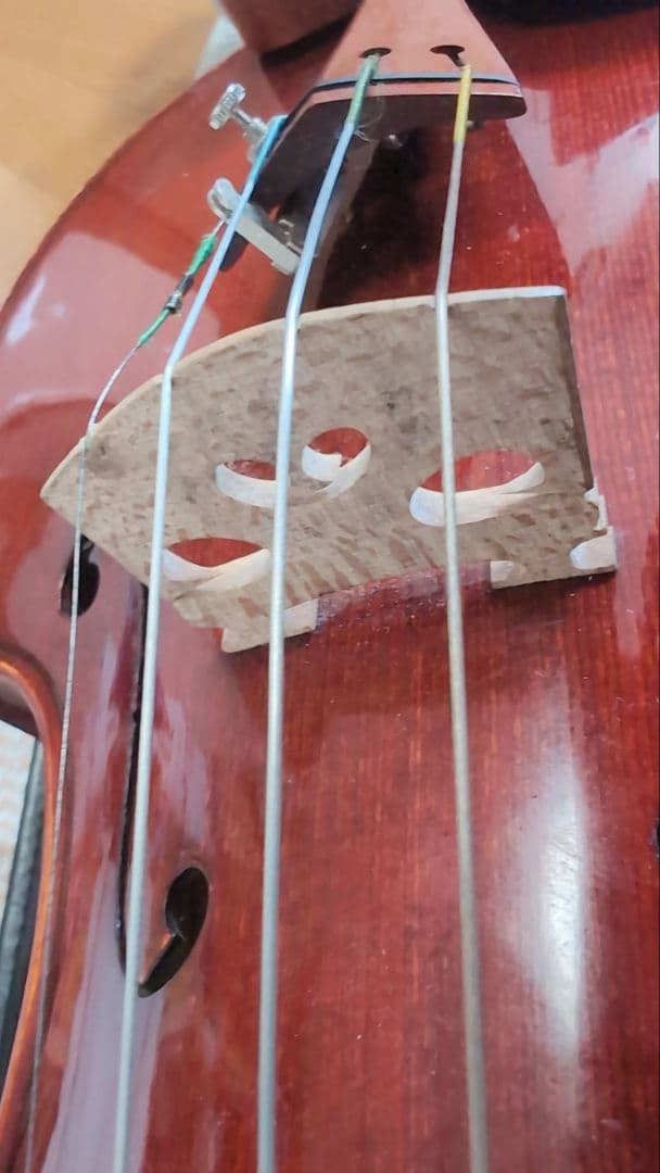 バイオリン本体 、弓、ケースほか　カバーにアーティストの直筆サイン有り