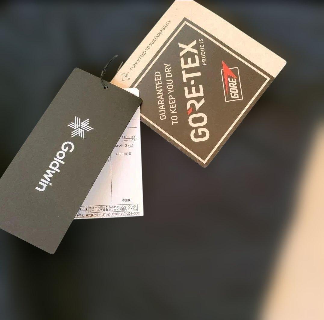 【新品】GOLDWIN GORE-TEX 2L パンツ ブラック 3 （L）黒