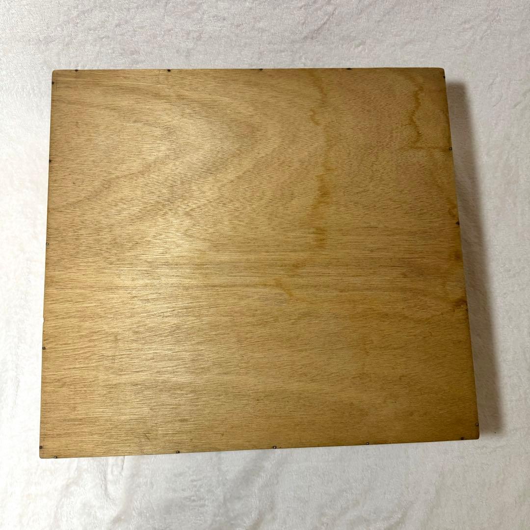 〚ケース付〛✦碁盤 足付盤 ヘソ付 柾目 天地柾 盤厚約6寸✦