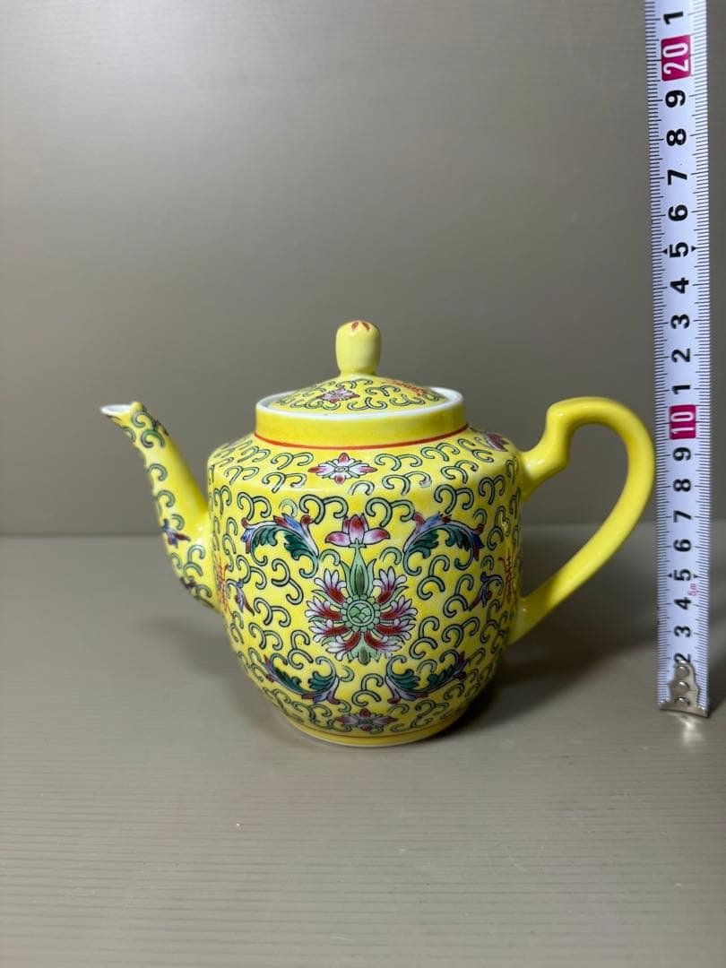 2204 中國景徳鎮製　萬壽無疆　ティーポット