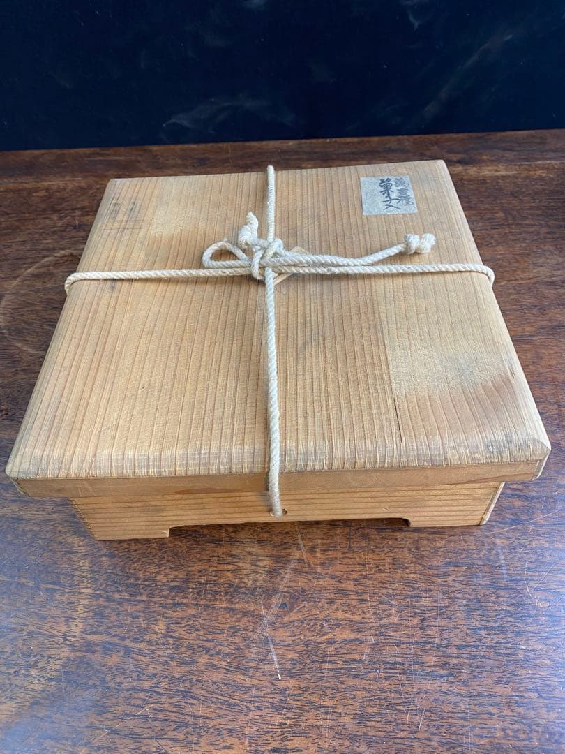 萬古焼陶器皿　日本陶磁器　工芸品　骨董品　美術品　置物　お皿　食器