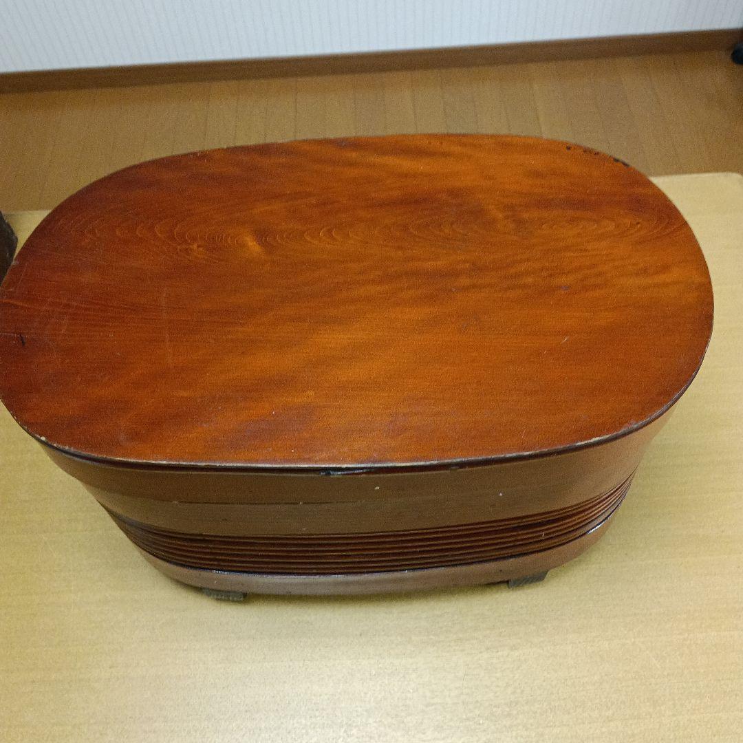 アンティーク　木製おひつ　木箱入り