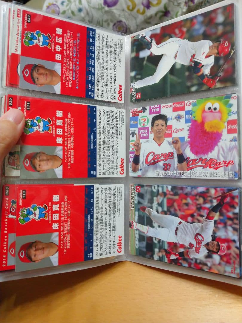 プロ野球チップス 広島東洋カープ選手+スターカード 各球団のスターカードセット