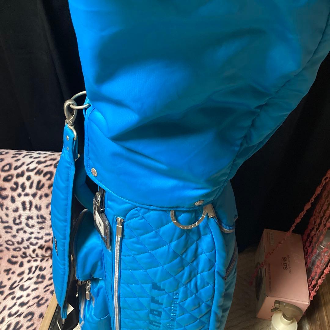 ONOFF青いキルティングゴルフキャディバッグ