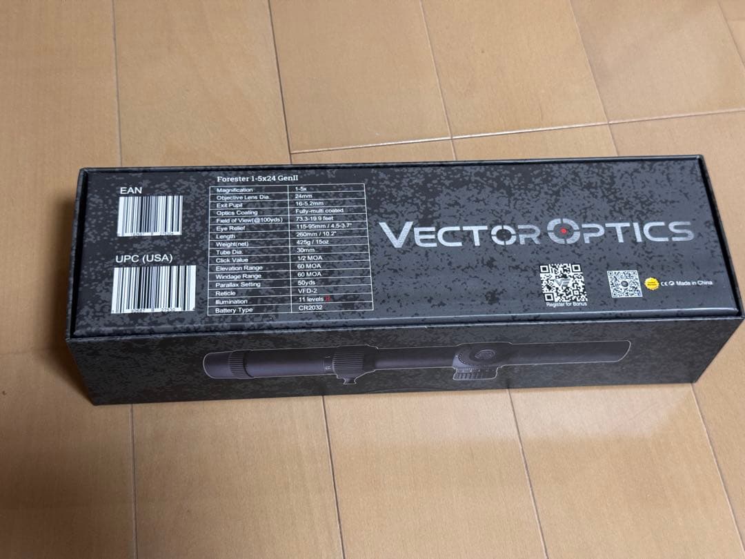 VECTOR OPTICS Forester 1-5×24 Gen II