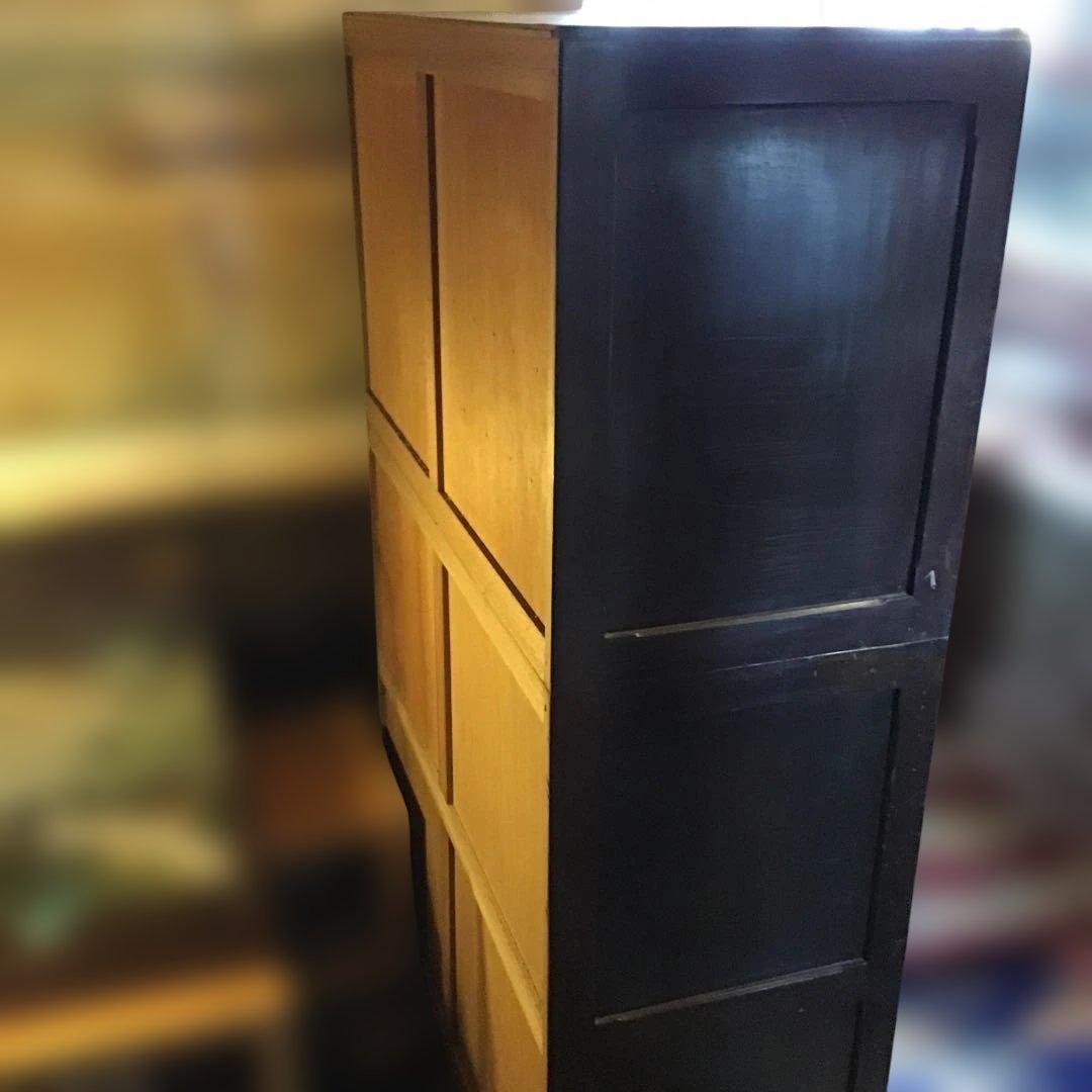 アンティーク軽井沢彫り　箪笥　収納　家具　3段