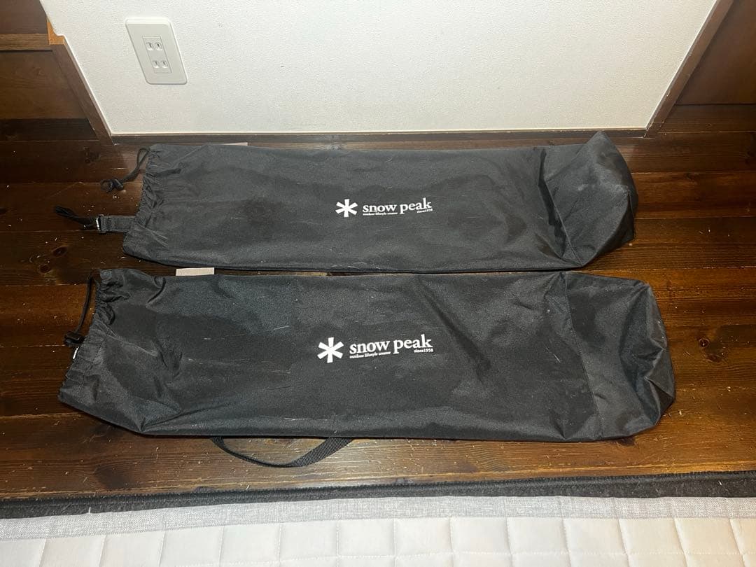 【美品】スノーピーク　ローチェアショートグレー色 2脚セット