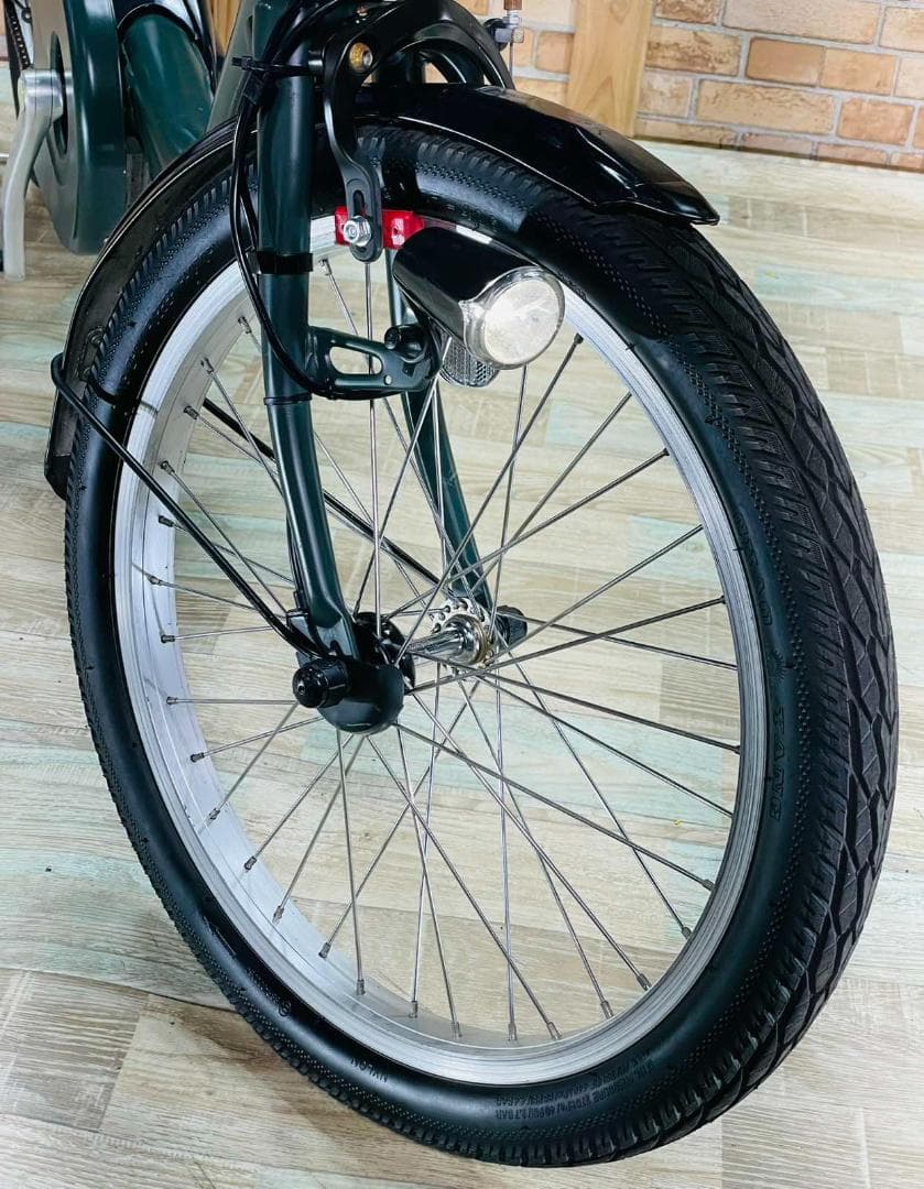 パナソニック No1 グリーン　ギュット　子供乗せ電動アシスト自転車 H1571