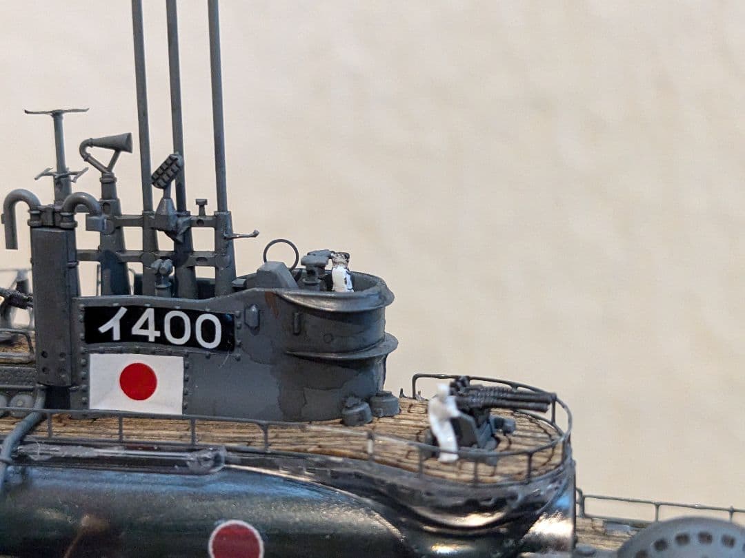 タミヤ1/350伊-400スペシャルエディション完成品　ケース付き