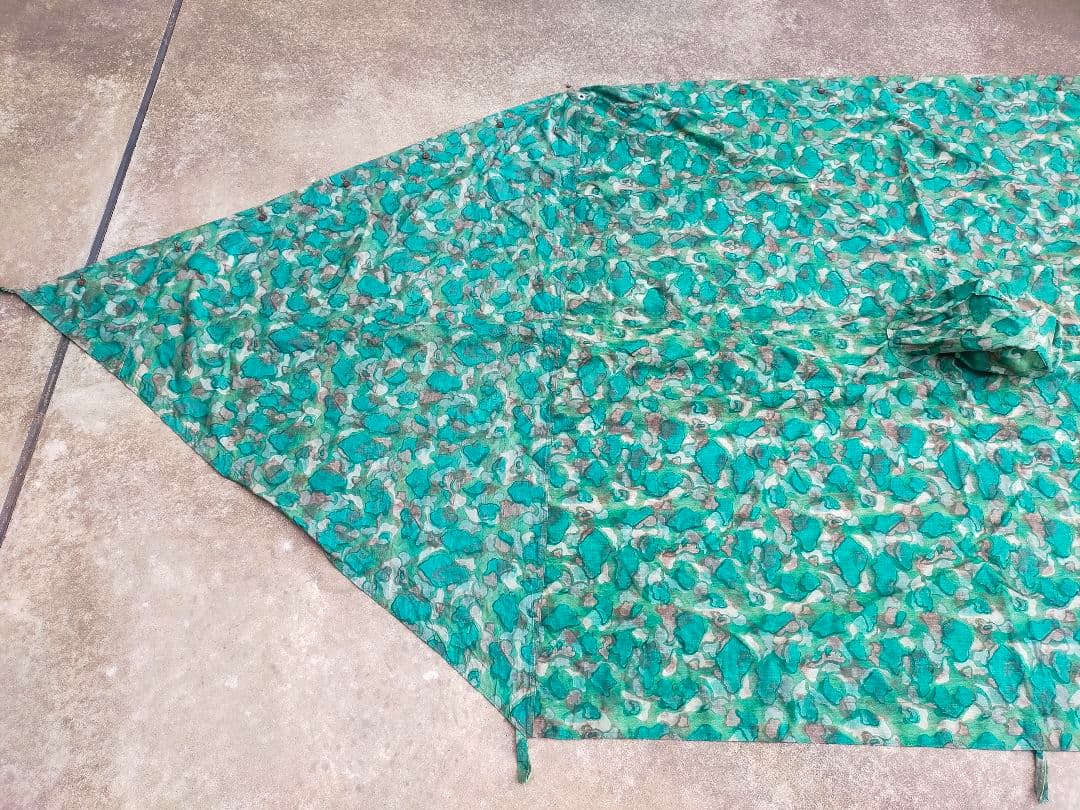 【デッドストック】トルコ軍幕 ２枚セット パップテント ①・②