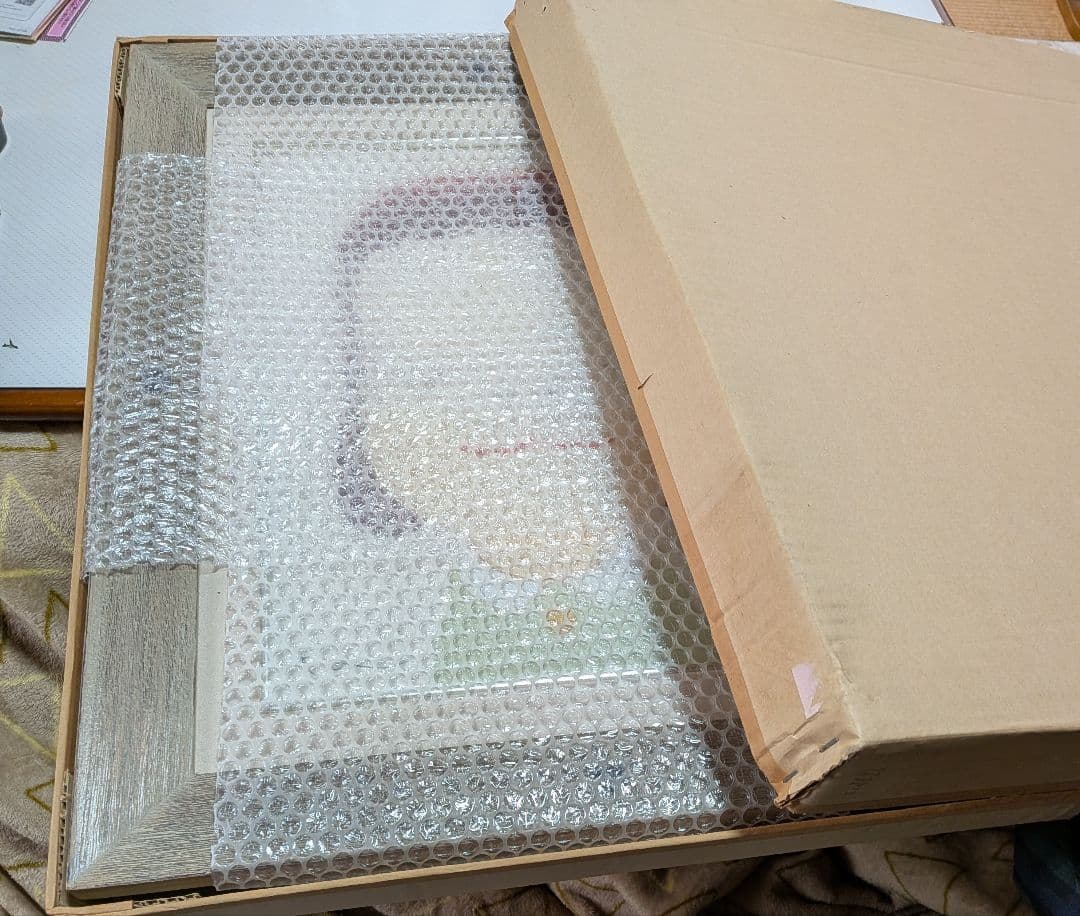 【油彩画】(奈良美智)［手描き作品]「1点物」