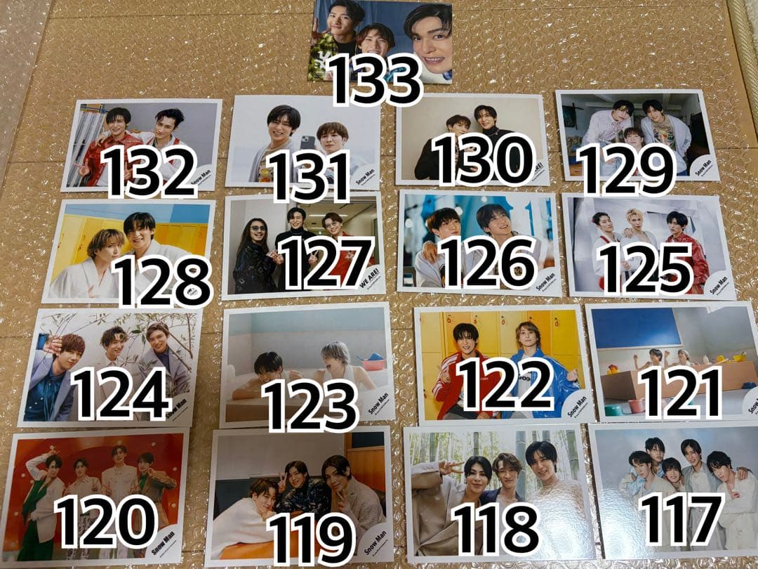 Man 目黒蓮　写真　132枚セット