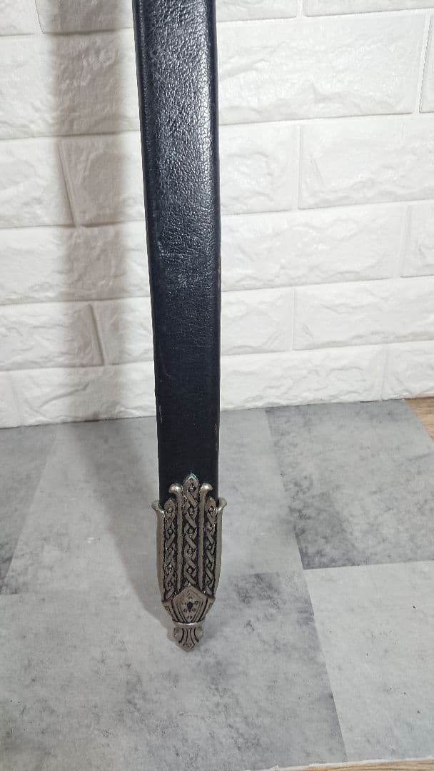 稀少 DENIX ブラック・バート 海賊サーベル 95cm シルバー 模造刀