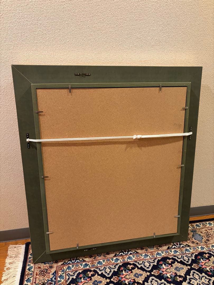 黒田清輝 肉筆 油彩画F10号 レンブラント肖像画模写 サインあり