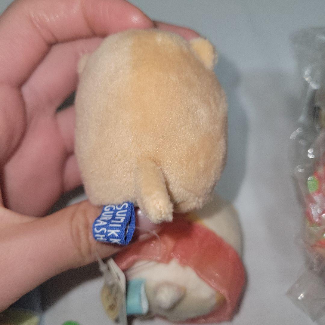 すみっコぐらし てのりぬいぐるみ かわうそ ぺんぎん ねこ とかげ(本物)